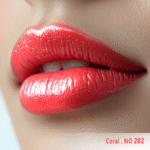 رژ لب مایع ابریشمی ساتین سرژه کد 202 (Coral) - تصویر 2