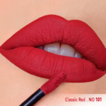 رژ لب مایع مخملی مات سرژه کد 101 Classic Red - تصویر 3