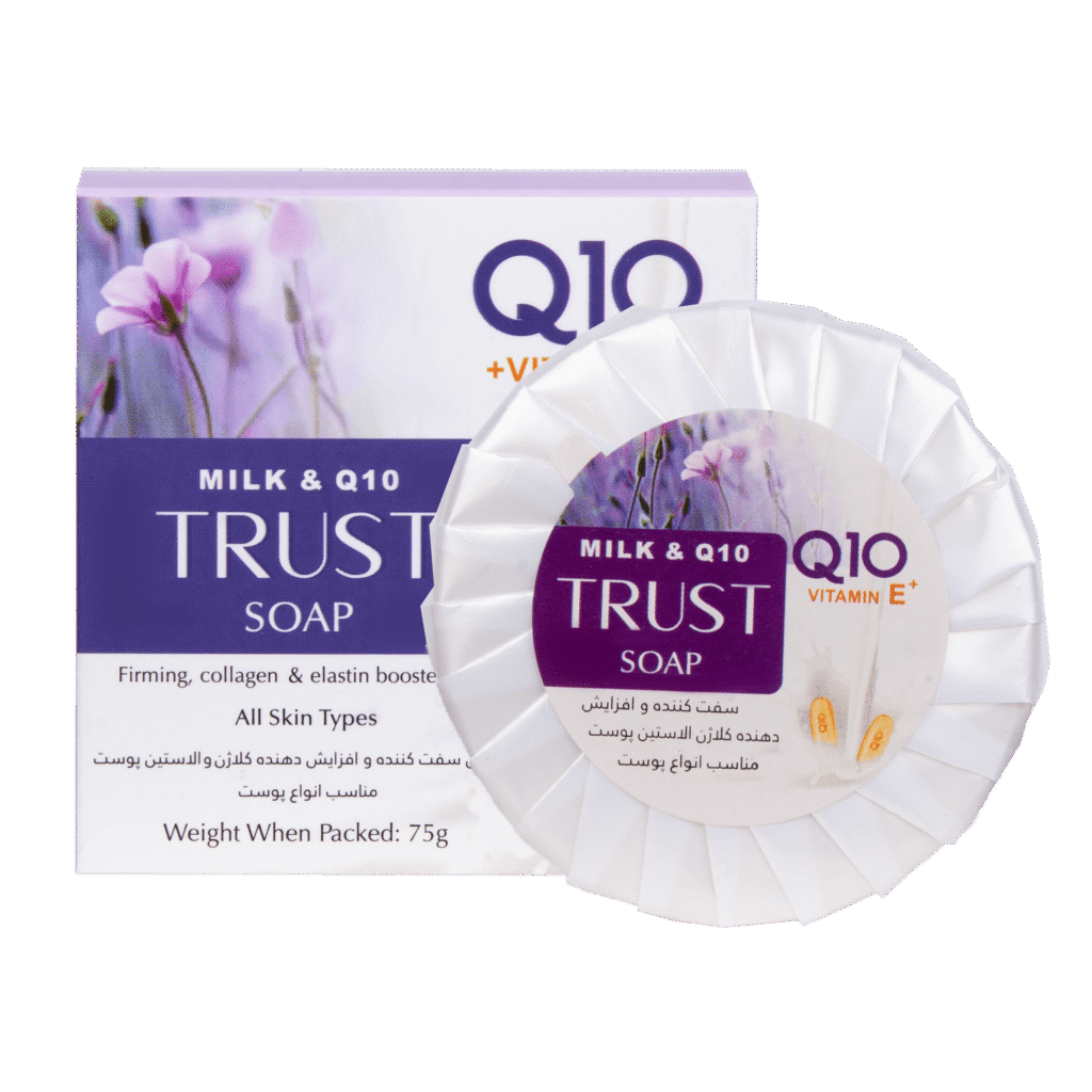 صابون شیر و Q10 تراست ۷۵ گرم - تصویر شاخص