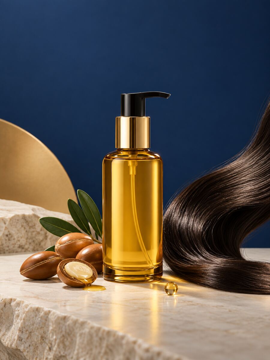 طرز استفاده از روغن آرگان برای موی خشک و نم‌دار